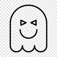 haunting, spooky, mystery, ghost stories icon svg