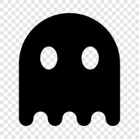 hauntings, hauntings in homes, hauntings in schools, Ghost icon svg