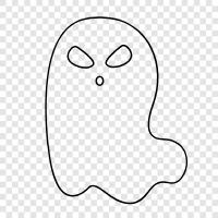 hauntings, apparitions, ghost, haunt icon svg