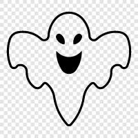 hauntings, hauntings in the home, ghost, ghost sightings icon svg