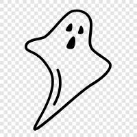 hauntings, ghost stories, ghost hunting, ghost sightings icon svg