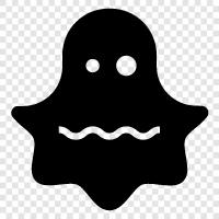 hauntings, haunted houses, ghost stories, ghost photos icon svg