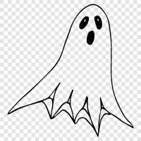 hauntings, ghost stories, ghost tours, ghost hunting icon svg