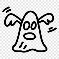 hauntings, the paranormal, ghost stories, ghost pictures icon svg