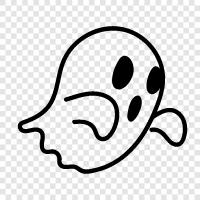 hauntings, ghost stories, haunted houses, ghosts in the mirror icon svg