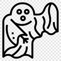 hauntings, ghost stories, spooky, scary icon svg