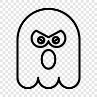 hauntings, paranormal, ghost hunting, ghost sightings icon svg