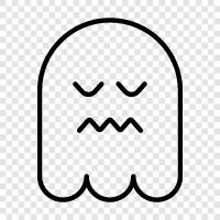 hauntings, ghosts, supernatural, haunt icon svg