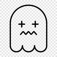 hauntings, ghosts, paranormal, scary icon svg