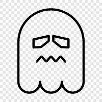 hauntings, ghost stories, haunt, paranormal icon svg