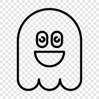 hauntings, paranormal, ghost stories, ghosts icon svg