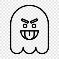 hauntings, ghost stories, ghost sightings, ghost photos icon svg