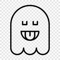 hauntings, ghost stories, ghosts in movies, hauntings in real life icon svg