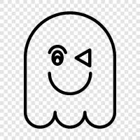 hauntings, paranormal, ghost stories, ghost photos icon svg