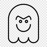 hauntings, haunting, ghosts, apparitions icon svg