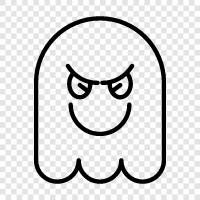 hauntings, apparitions, hauntings in the home, ghost stories icon svg