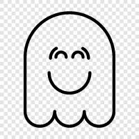 hauntings, ghost stories, ghost photos, ghost videos icon svg