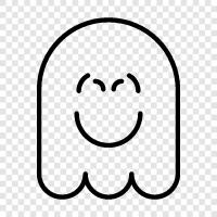 hauntings, ghost stories, ghost photos, ghost videos icon svg