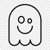 hauntings, mystery, spooky, Ghost icon svg