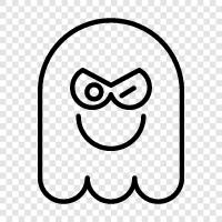 hauntings, ghosts, hauntings in homes, hauntings in schools icon svg