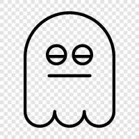 hauntings, hauntings in movies, haunted houses, ghosts in video games icon svg