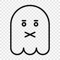 hauntings, ghost stories, ghost photos, ghost videos icon svg