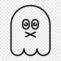 hauntings, paranormal, ghost sightings, ghost stories icon svg