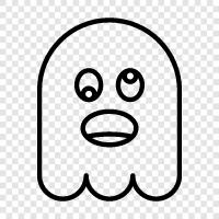 hauntings, ghost stories, ghost photos, ghost videos icon svg