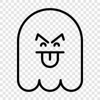 hauntings, ghost stories, ghost pictures, ghost videos icon svg