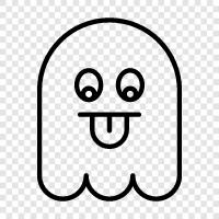 hauntings, paranormal activity, ghost hunting, ghost stories icon svg