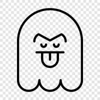 hauntings, scary, ghost stories, haunting icon svg