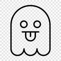 hauntings, ghost stories, ghost hunting, ghost photos icon svg