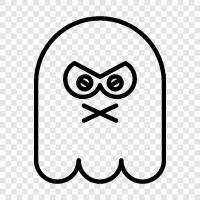 hauntings, ghosts, hauntings in homes, hauntings in public places icon svg