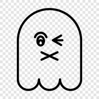 hauntings, apparitions, ghost stories, ghost images icon svg