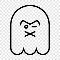 hauntings, ghosts, Haunted Houses, ghost stories icon svg