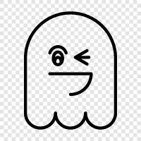 hauntings, ghosts, paranormal, ghost stories icon svg