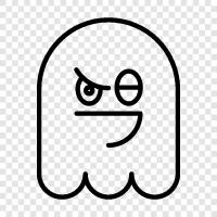 hauntings, ghost stories, ghost photos, ghost videos icon svg