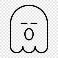 hauntings, ghosts, hauntings in the home, spooks icon svg