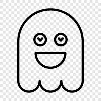 hauntings, ghost stories, poltergeists, ghost sightings icon svg