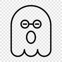 hauntings, paranormal, ghost photography, ghost hunting icon svg