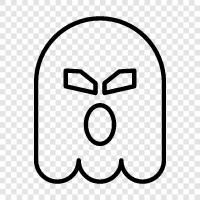 hauntings, ghost stories, ghost sightings, the supernatural icon svg