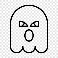 hauntings, hauntings in america, hauntings in canada, Ghost icon svg