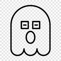 hauntings, hauntings in america, hauntings in canada, Ghost icon svg