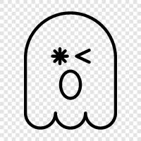 hauntings, paranormal, haunt, ghost stories icon svg