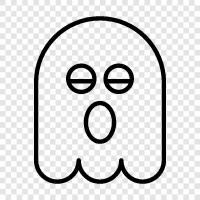 hauntings, paranormal, ghost stories, ghost videos icon svg