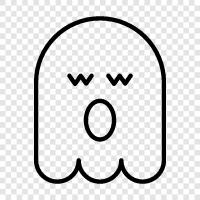 hauntings, ghost stories, ghost hunting, ghost photos icon svg