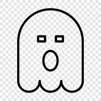 hauntings, hauntings in America, hauntings in California, Ghost icon svg