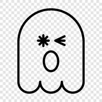 hauntings, apparitions, hauntings in houses, hauntings in schools icon svg