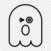 hauntings, ghost stories, spooks, ghost photos icon svg