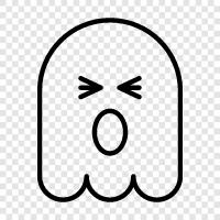 hauntings, ghost stories, haunted houses, paranormal activity icon svg